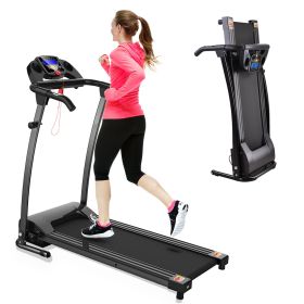 Folding Treadmills for Home, Foldable Electric Treadmill with LCD display
