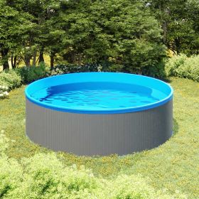 Splasher Pool 137.8"x35.4" Gray