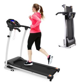 FYC Folding Treadmills for Home, Foldable Electric Treadmill with LCD display