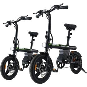 Electric Bike for Adults, 20 mph Folding Ebike,14" Adults Electric Bicycles with Smart Uphill, Mini E Bikes for Adults and Teens (Color: Standard 2)